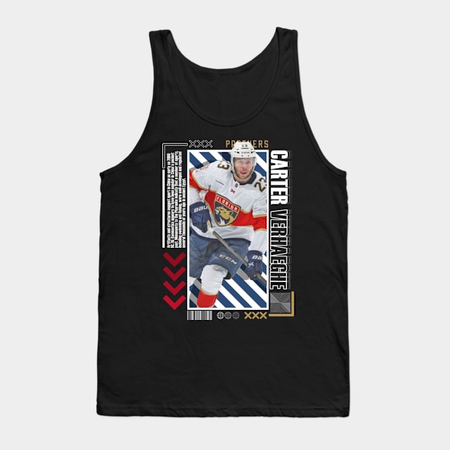 Carter Verhaeghe Paper Poster Version 10 Tank Top by art.Hamdan